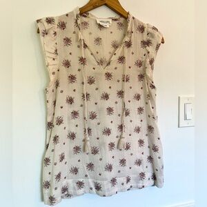 Indi & Cold sleeveless Indian cotton floral top